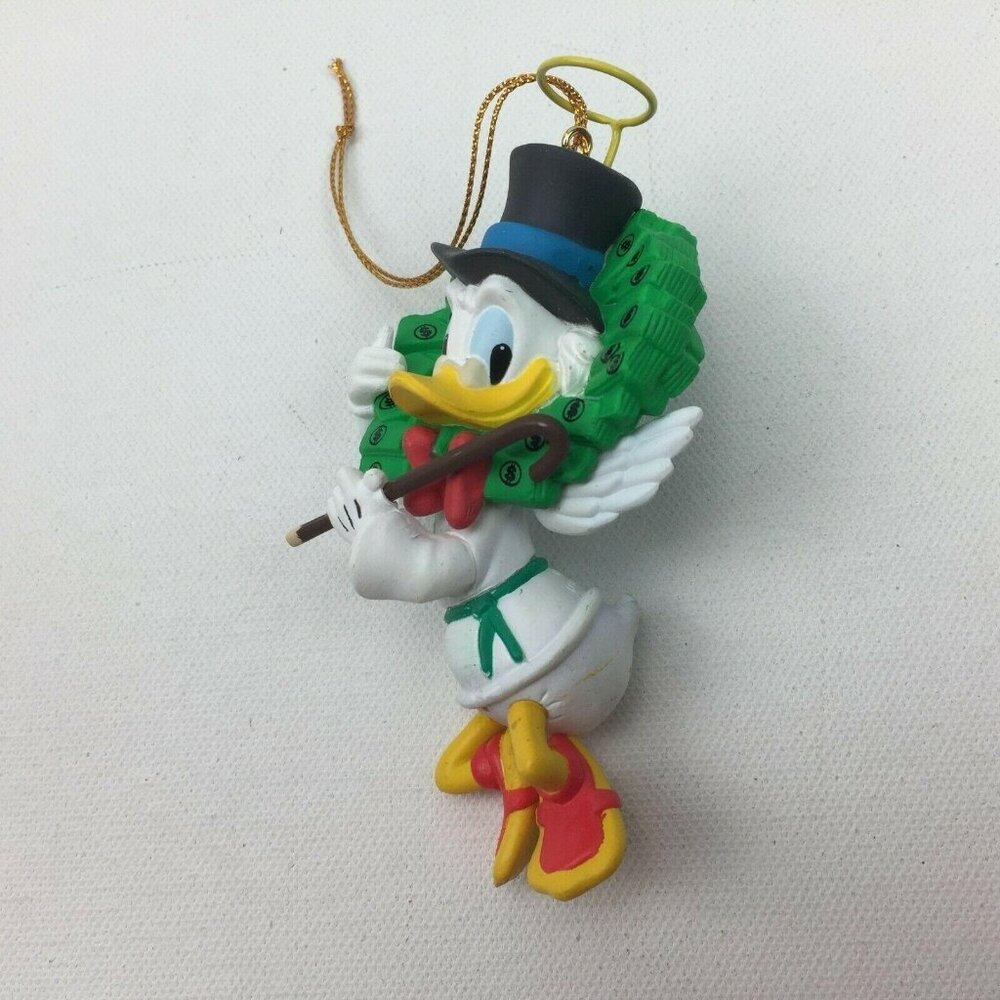 Vintage Groiler Disney Angel Scrooge Christmas Ornament DCA 005901 Box